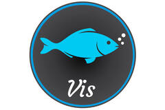 STICKERS 'VIS' 28mm 500st/rol